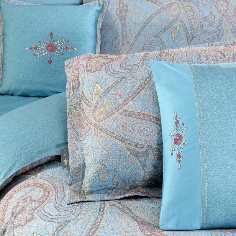Постільна білизна SAREV ELITE Jacquard Satin 500TC Athena Mavi 2