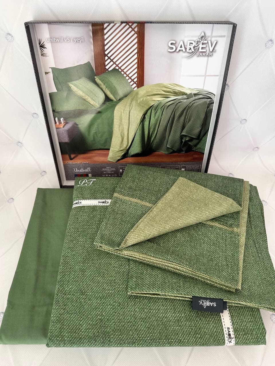 Комплект постільної білизни SAREV Fancy Dream Unitwill V5/Yesil Poplin Collection 4