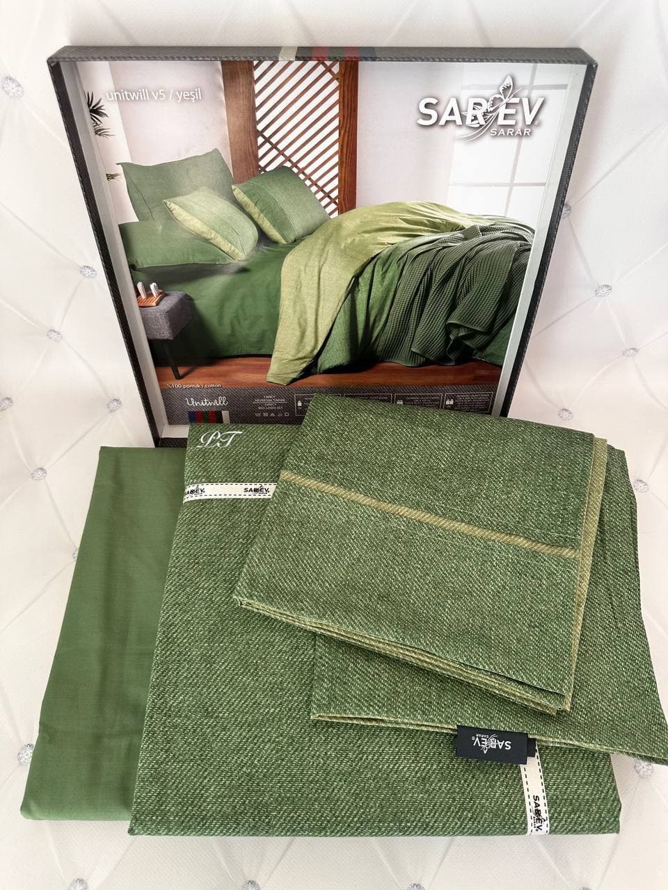 Комплект постільної білизни SAREV Fancy Dream Unitwill V5/Yesil Poplin Collection 3