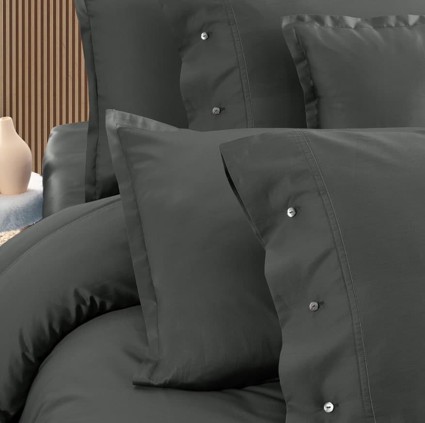 Постільна білизна SAREV MONOCHROME Dark gray преміум Сімейний 2